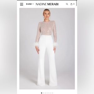 NADINE MERABI stunning Amelia Jumpsuit brand new with tags